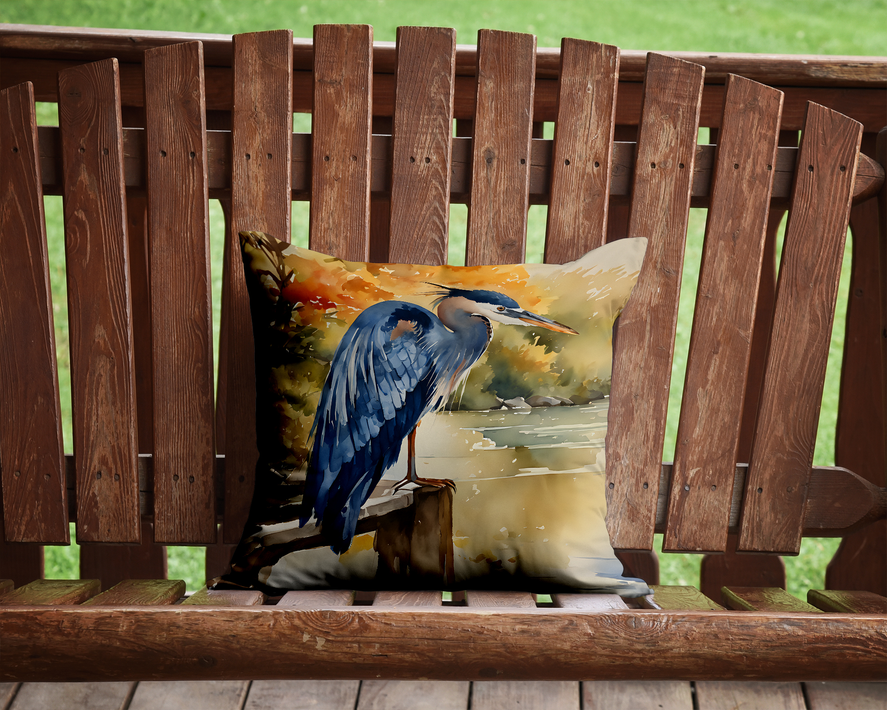 Blue Heron Pair of Pot Holders Caroline's Treasures