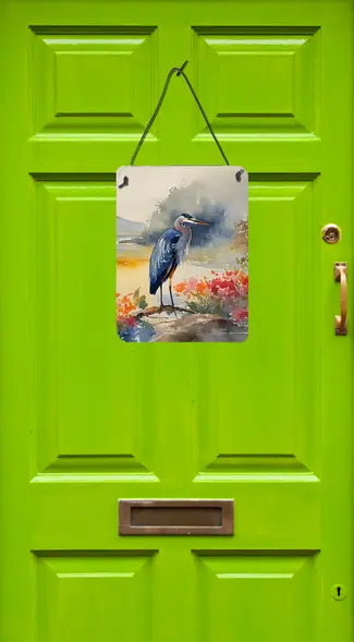 Blue Heron Pair of Pot Holders Caroline's Treasures