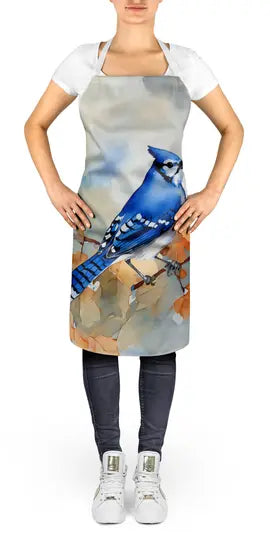 Blue Jay Apron Caroline's Treasures