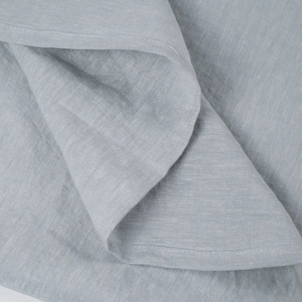 Blue Linen Full Double Flat Sheet Homeroots Bed & Bath