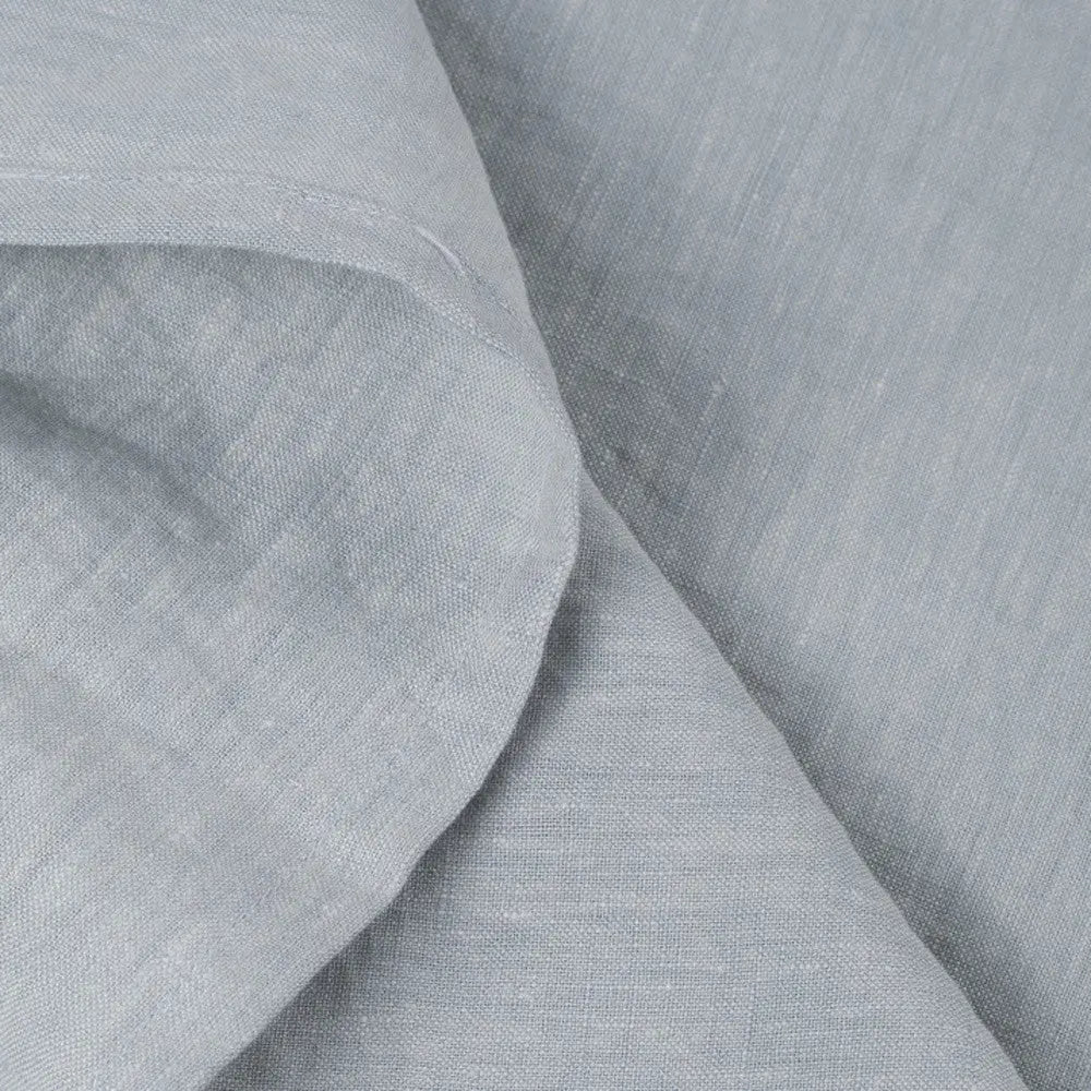 Blue Linen Full Double Flat Sheet Homeroots Bed & Bath