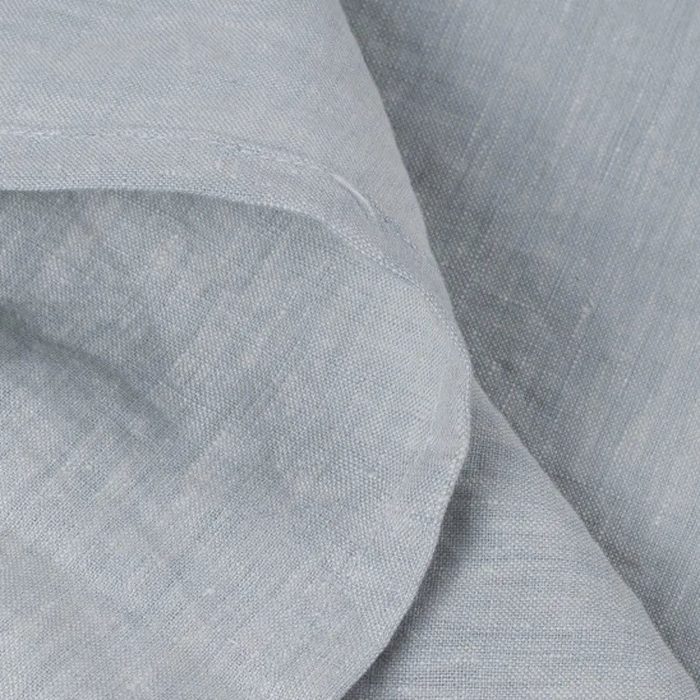 Blue Linen Full Double Flat Sheet Homeroots Bed & Bath