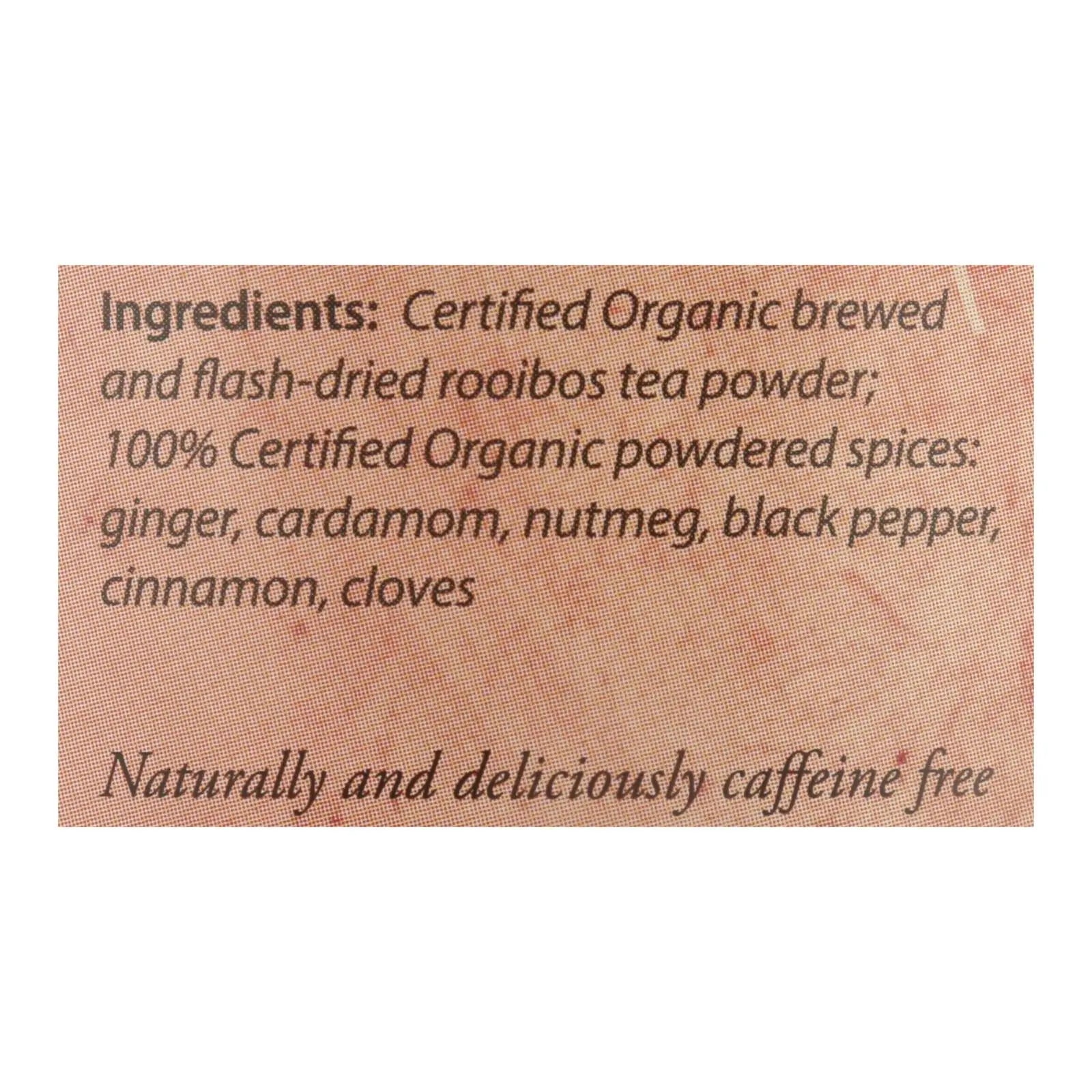 Blue Lotus - Masala Chai Organic Rooibos - Case Of 6 - 2 Oz Blue Lotus