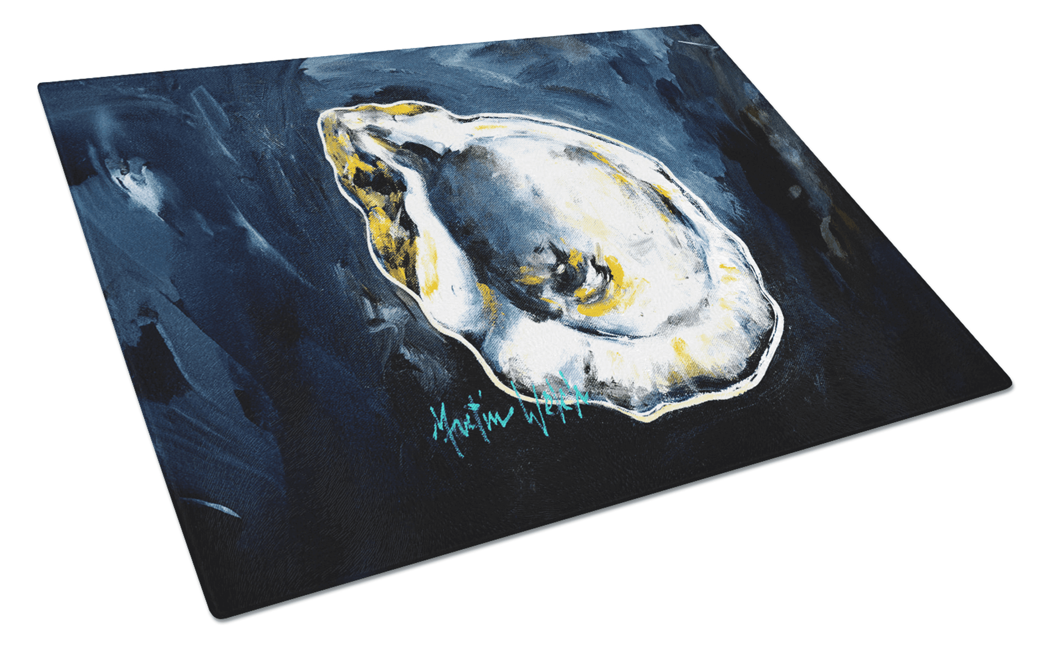 Blue Star Oyster Glass Cutting Board Caroline's Treasures
