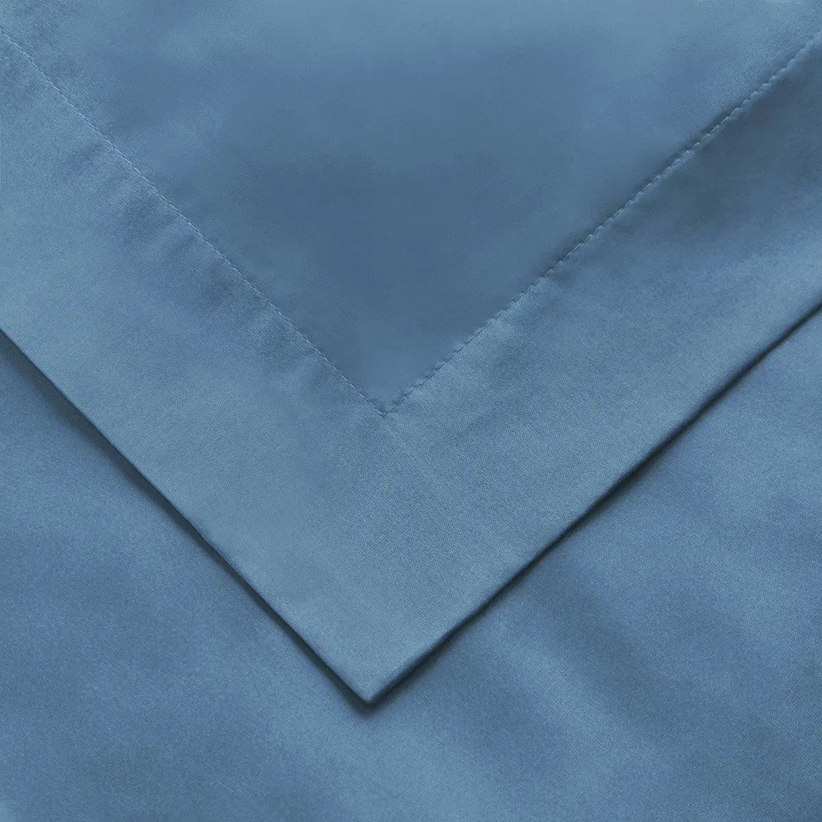 Blue Twin Cotton Blend Washable Duvet Cover Set With Sham Homeroots Bed & Bath