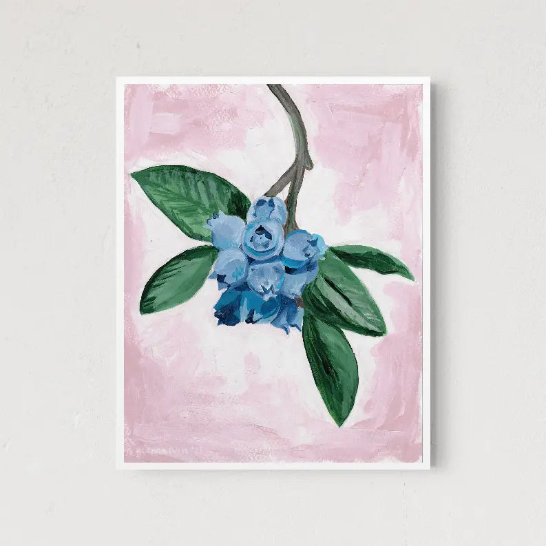 Blueberries The Crafted Prints