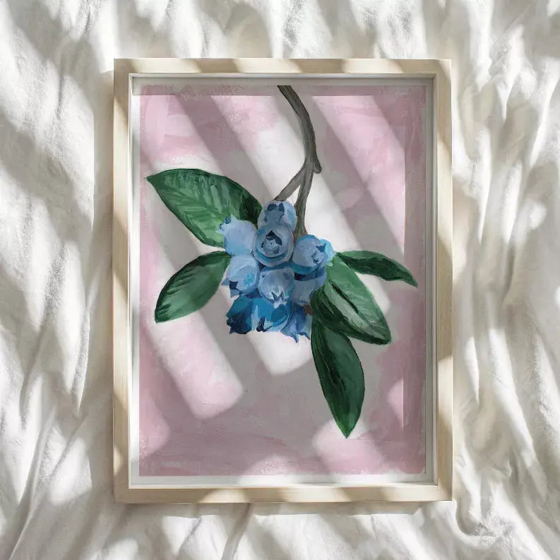 Blueberries The Crafted Prints