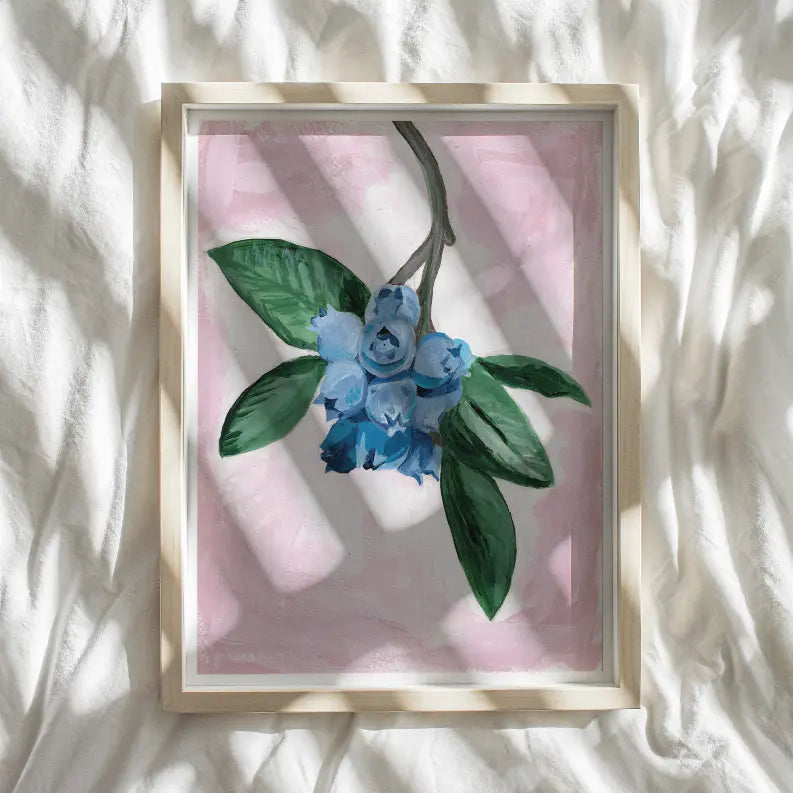 Blueberries The Crafted Prints