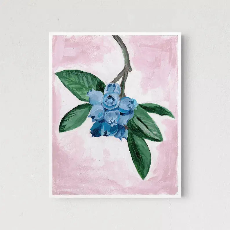 Blueberries The Crafted Prints