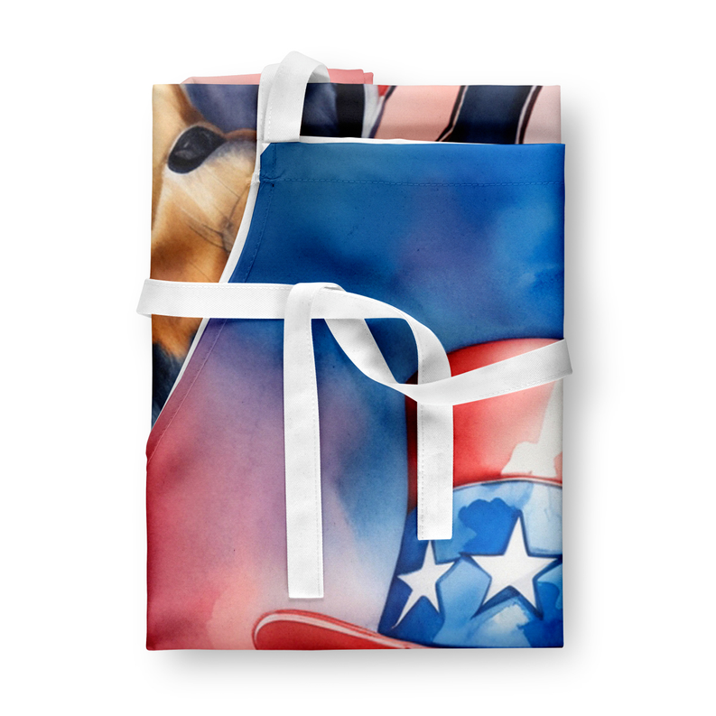 Bluetick Coonhound Patriotic American Apron Caroline's Treasures