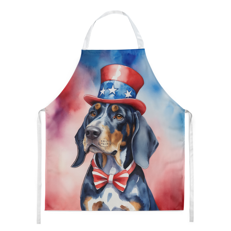 Bluetick Coonhound Patriotic American Apron Caroline's Treasures