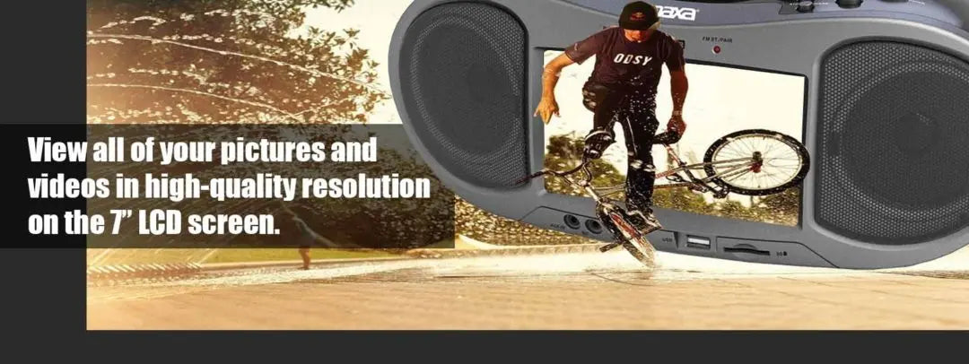 Bluetooth DVD Boombox Naxa Electronics