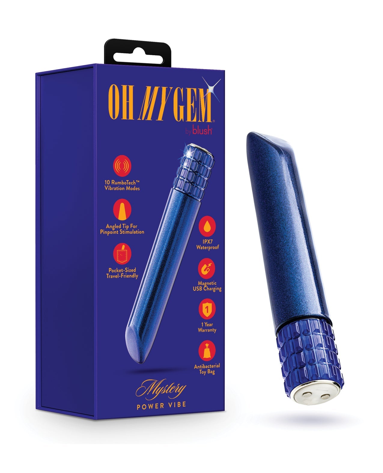 Blush Oh My Gem Mystery Bullet - Sapphire Blush Novelties