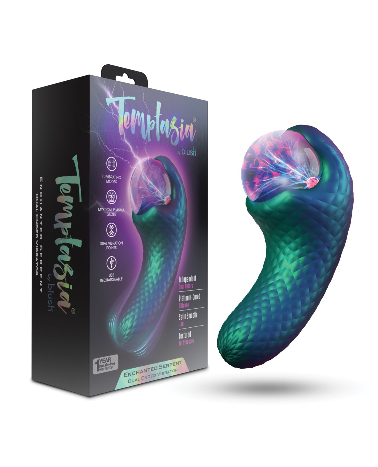 Blush Temptasia Enchanted Serpent - Dark Millenia Blush Novelties