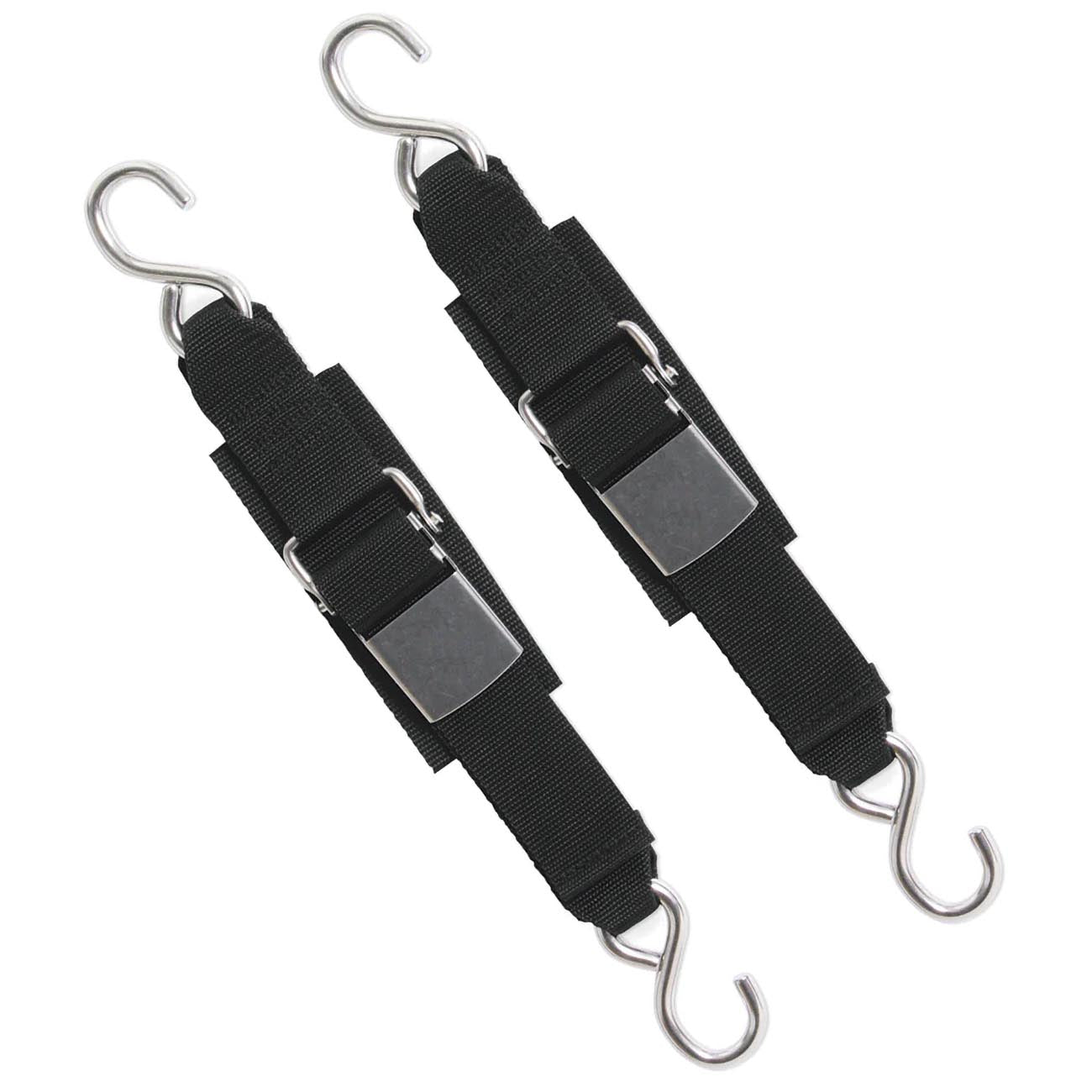 Boatbuckle Stainless Steel Kwik Lok Transom Tie-down (pair) BOATBUCKLE