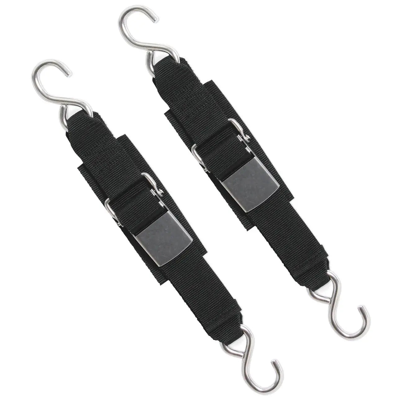 Boatbuckle Stainless Steel Kwik Lok Transom Tie-down (pair) BOATBUCKLE