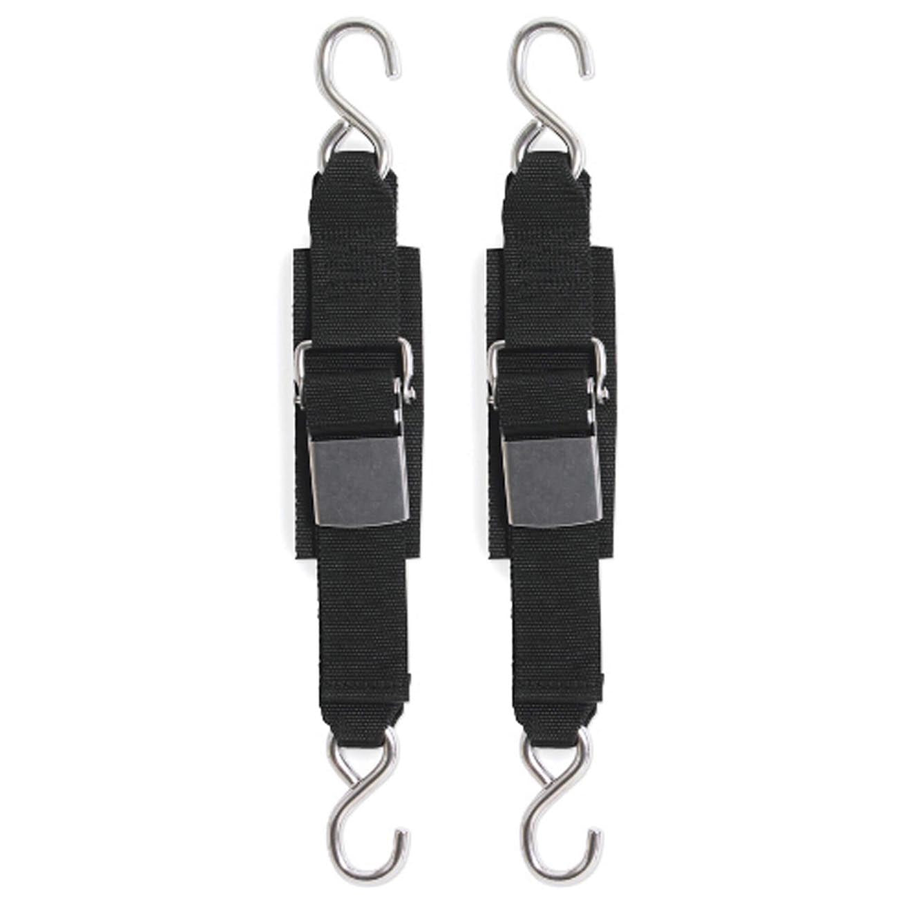 Boatbuckle Stainless Steel Kwik Lok Transom Tie-down (pair) BOATBUCKLE