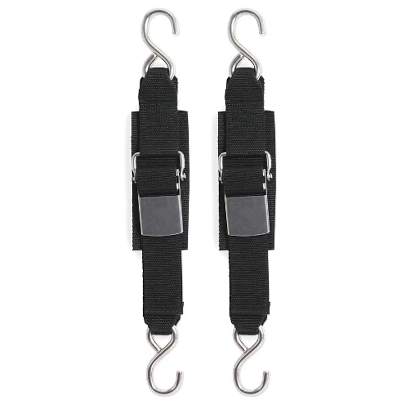 Boatbuckle Stainless Steel Kwik Lok Transom Tie-down (pair) BOATBUCKLE