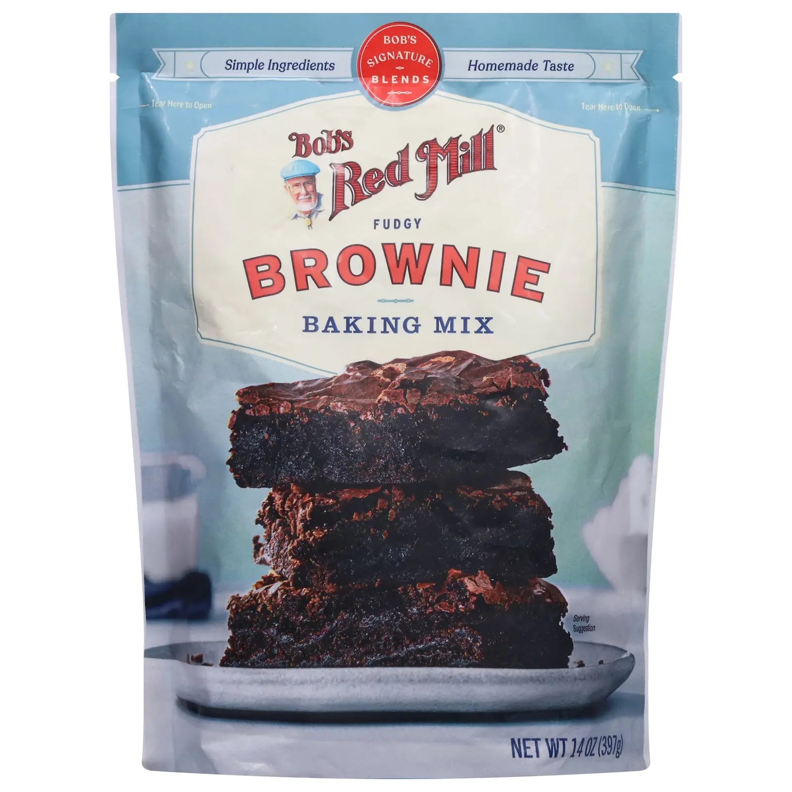 Bob's Red Mill - Brownie Mix Fudgy - Cs Of 4-14 Oz Bob's Red Mill