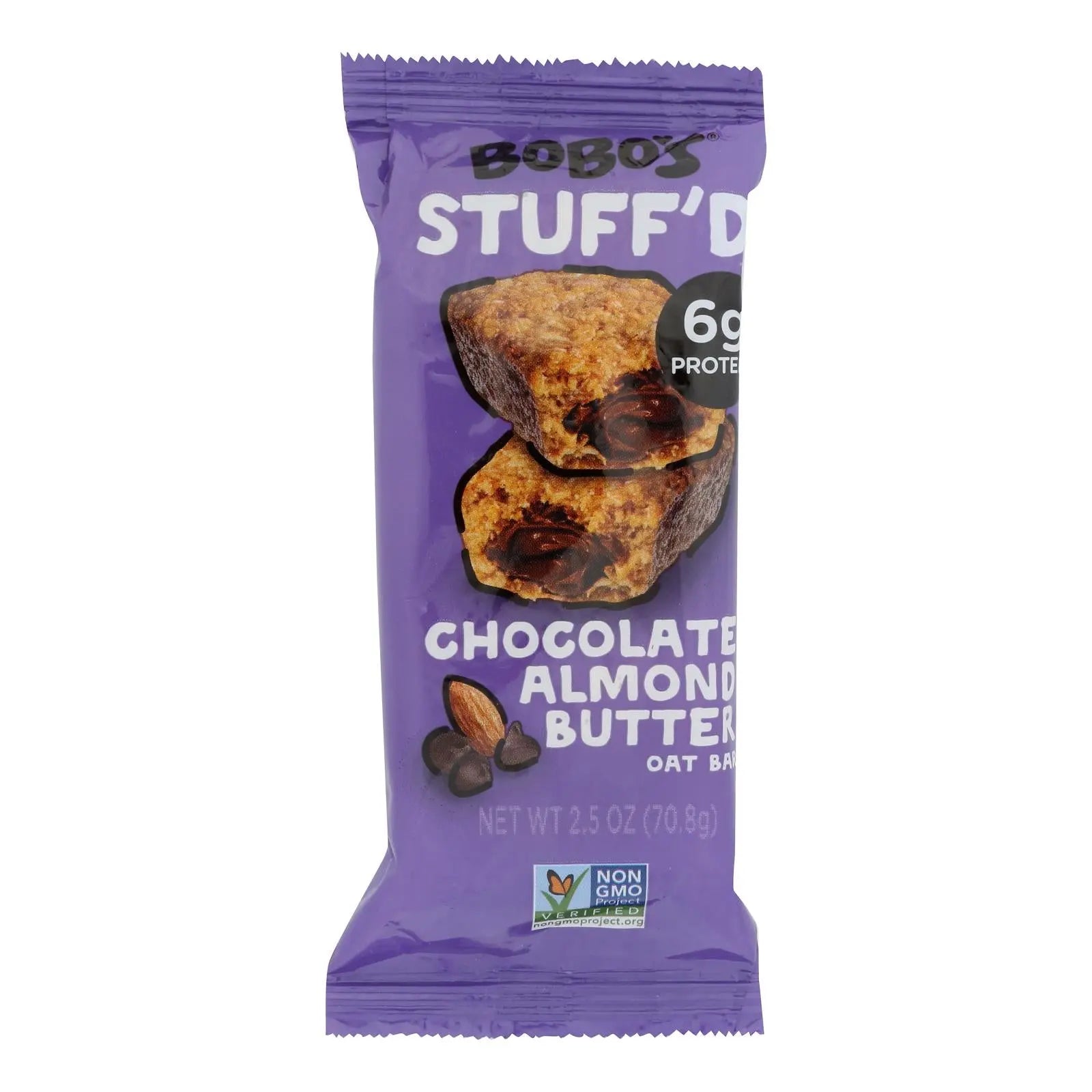Bobo's Oat Bars - Oat Bar - Chocolate Almond Butter Filled - Case Of 12 - 2.5 Oz Bobo's Oat Bars