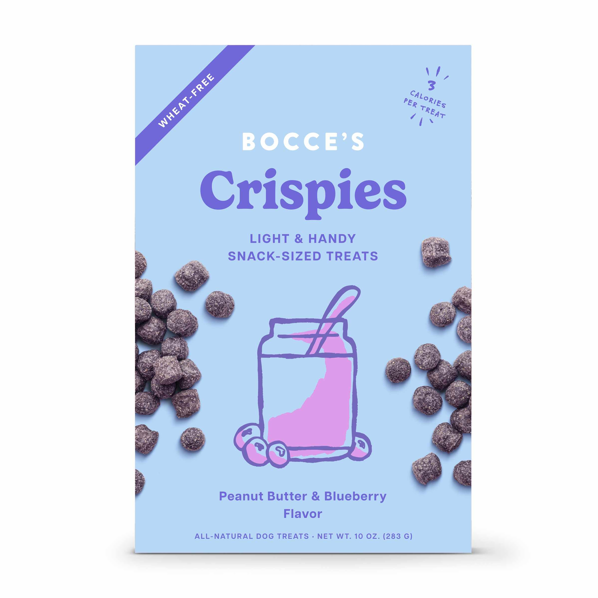 Bocce's Bakery PB + Blueberry Crispies Dog Treats 10oz Bocce's Bakery
