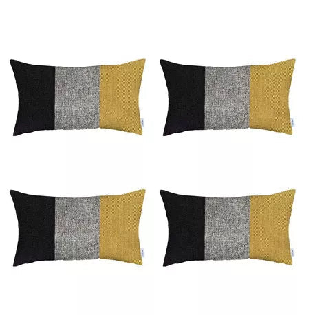 Boho-Chic Decorative Jacquard Throw Pillow Set of 4 MIKE & Co. NEW YORK