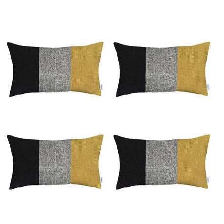 Boho-Chic Decorative Jacquard Throw Pillow Set of 4 MIKE & Co. NEW YORK