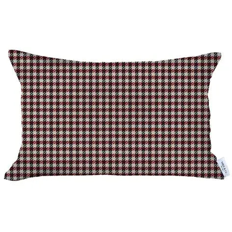 Boho-Chic Houndstooth Jacquard Throw Pillow MIKE & Co. NEW YORK