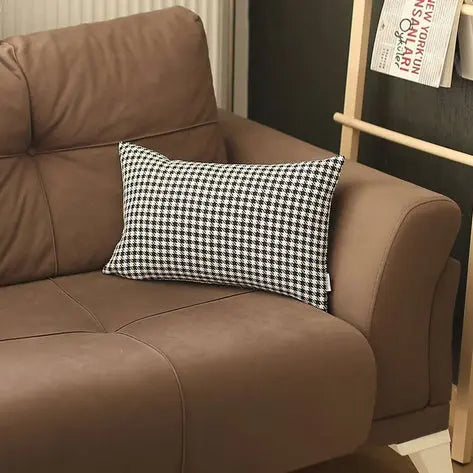 Boho-Chic Houndstooth Jacquard Throw Pillow MIKE & Co. NEW YORK
