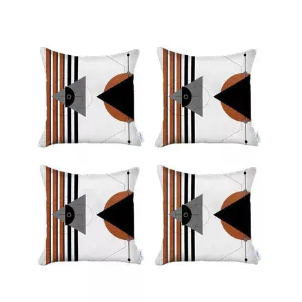 Boho-Chic Printed Jacquard Throw Pillow Covers MIKE & Co. NEW YORK