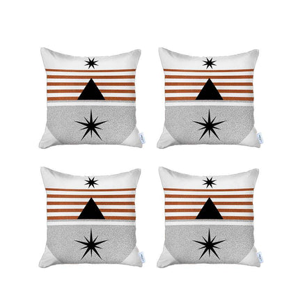 Boho-Chic Printed Jacquard Throw Pillow Covers MIKE & Co. NEW YORK