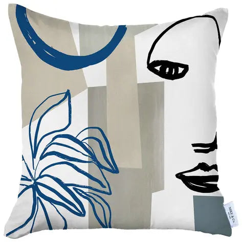 Boho-Chic Printed Jacquard Throw Pillow Covers MIKE & Co. NEW YORK