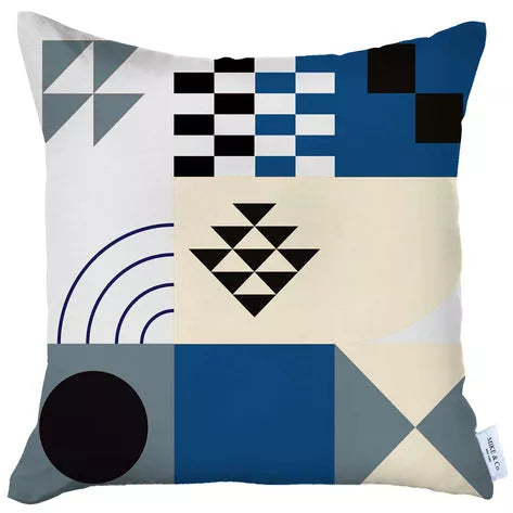 Boho-Chic Printed Jacquard Throw Pillow Covers MIKE & Co. NEW YORK