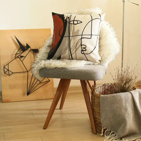 Boho-Chic Printed Jacquard Throw Pillow Covers MIKE & Co. NEW YORK