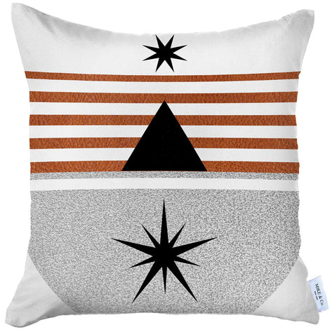 Boho-Chic Printed Jacquard Throw Pillow Covers MIKE & Co. NEW YORK