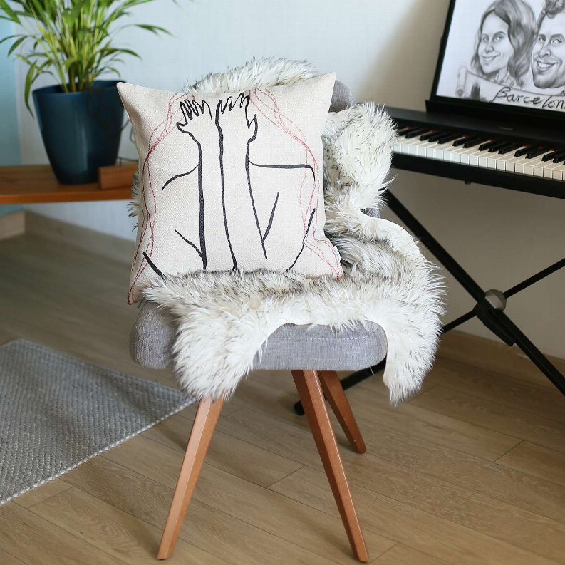 Boho-Chic Printed Jacquard Throw Pillow Covers MIKE & Co. NEW YORK
