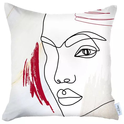 Boho-Chic Printed Jacquard Throw Pillow Covers MIKE & Co. NEW YORK