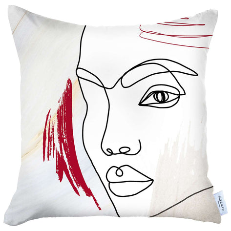Boho-Chic Printed Jacquard Throw Pillow Covers MIKE & Co. NEW YORK