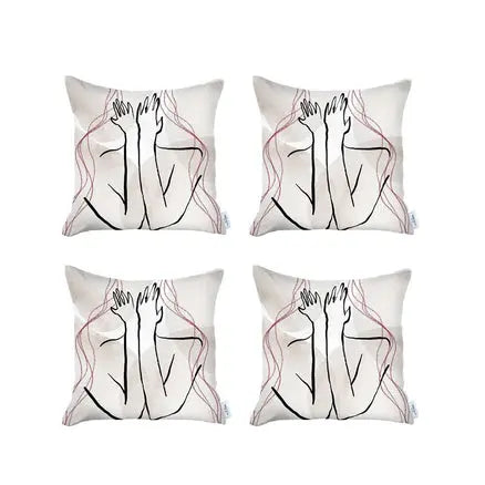 Boho-Chic Printed Jacquard Throw Pillow MIKE & Co. NEW YORK