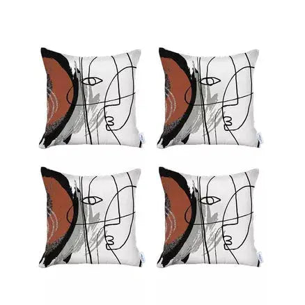 Boho-Chic Printed Jacquard Throw Pillow MIKE & Co. NEW YORK