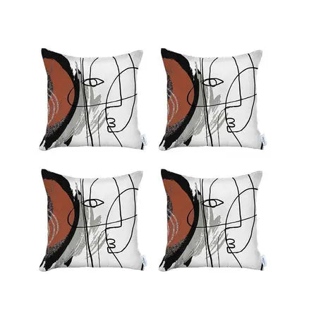Boho-Chic Printed Jacquard Throw Pillow MIKE & Co. NEW YORK