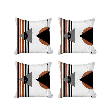 Boho-Chic Printed Jacquard Throw Pillow MIKE & Co. NEW YORK