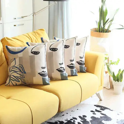 Boho-Chic Printed Jacquard Throw Pillow MIKE & Co. NEW YORK