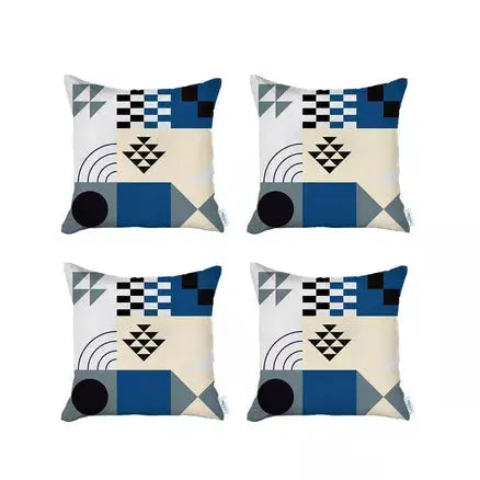 Boho-Chic Printed Jacquard Throw Pillow MIKE & Co. NEW YORK