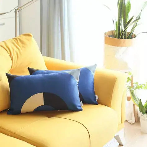 Boho-Chic Printed Jacquard Throw Pillow MIKE & Co. NEW YORK