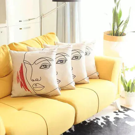 Boho-Chic Printed Jacquard Throw Pillow MIKE & Co. NEW YORK