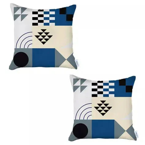 Boho-Chic Printed Jacquard Throw Pillow MIKE & Co. NEW YORK