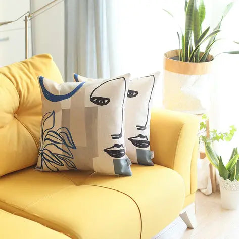 Boho-Chic Printed Jacquard Throw Pillow MIKE & Co. NEW YORK