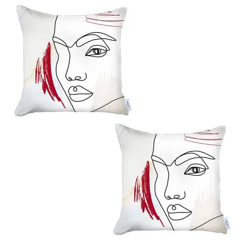 Boho-Chic Printed Jacquard Throw Pillow MIKE & Co. NEW YORK