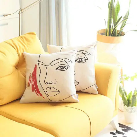 Boho-Chic Printed Jacquard Throw Pillow MIKE & Co. NEW YORK